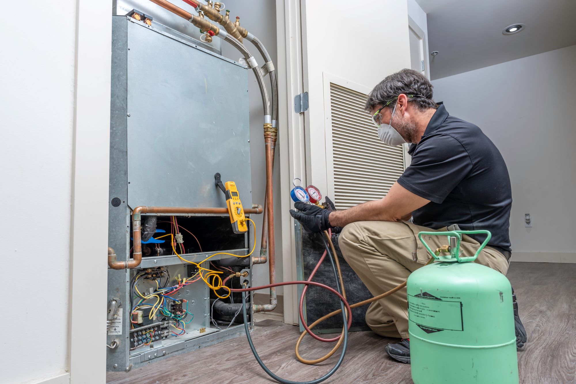 Inspecting Air Conditioning System