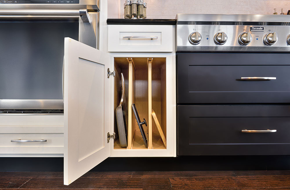 CliqStudios Tall Kitchen Pantry Cabinet With Pull-out Shelves