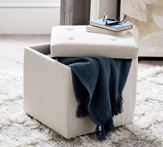 Foot Stool Storage