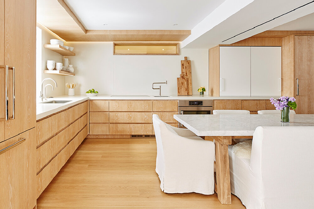 Rift-Cut White Oak Cabinets