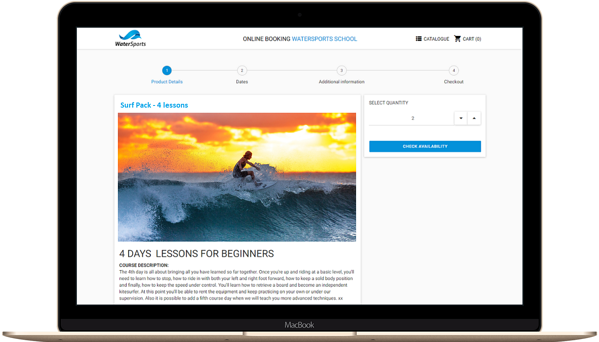 Surf the school's website