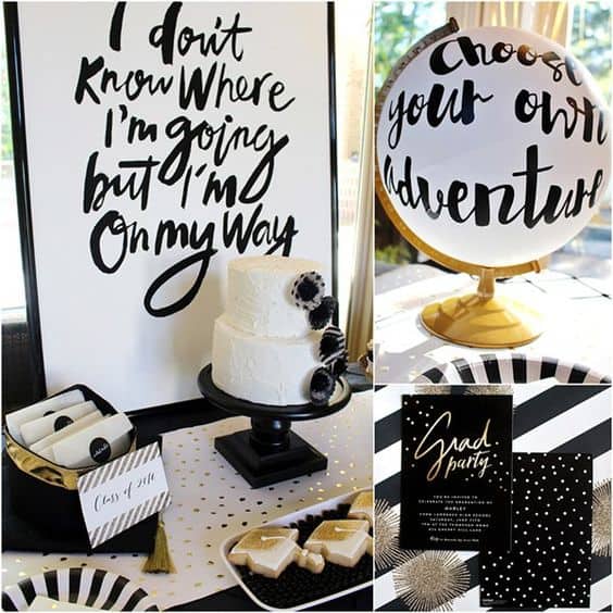 Black & White Classic Themed Party